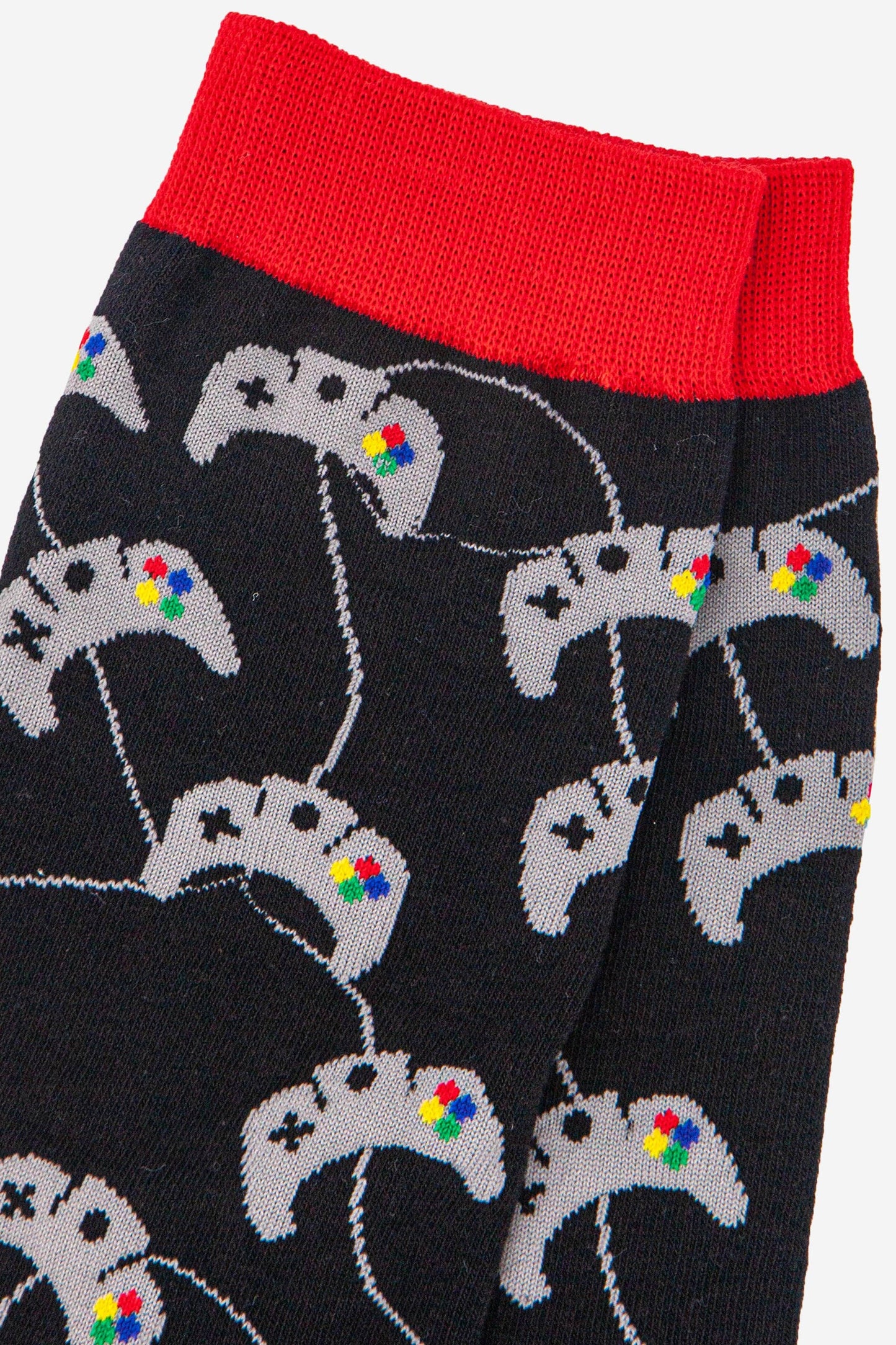 Men's Retro Games Console Print Bamboo Socks