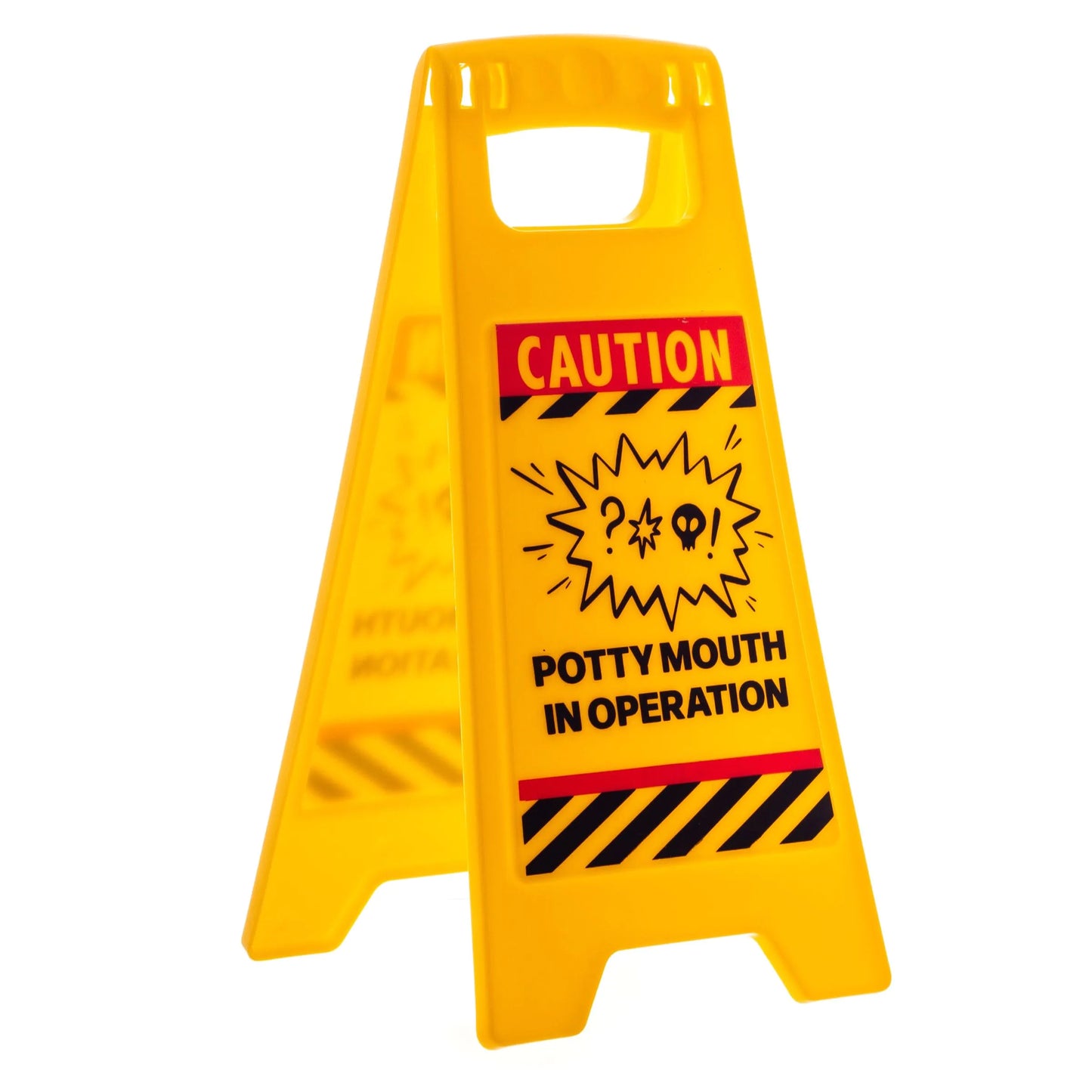 Desk Warning Sign - Potty Mouth
