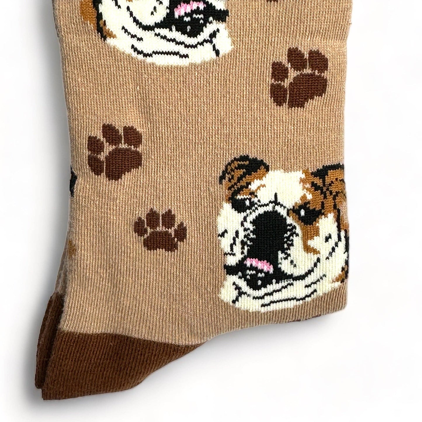 Ladies English Bulldog socks, quality cotton mix