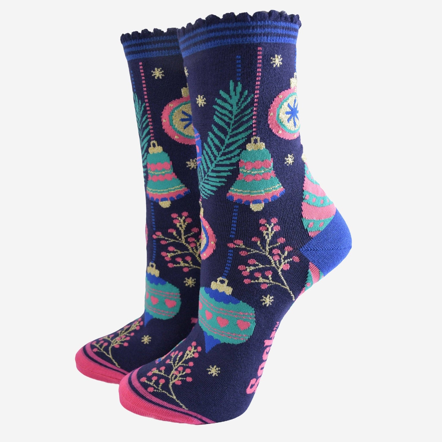 Playful Peacocks Bamboo Socks Gift Set
