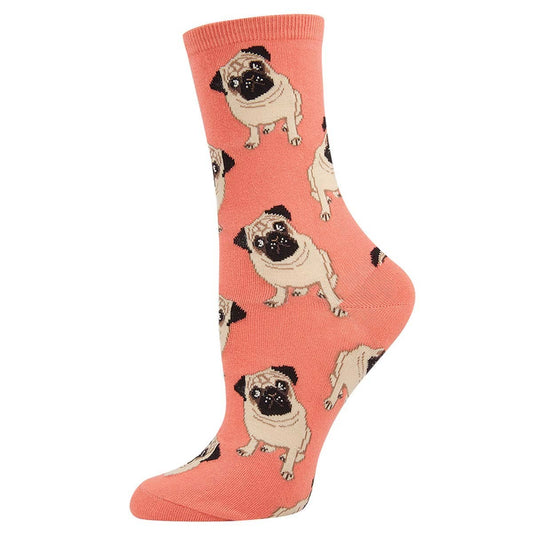 Socksmith Women's Pugs - Cotton Crew