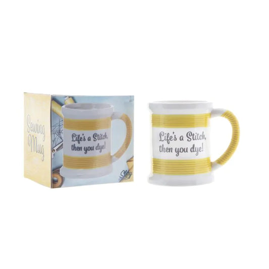 Sewing Mug - Lifes A Stitch
