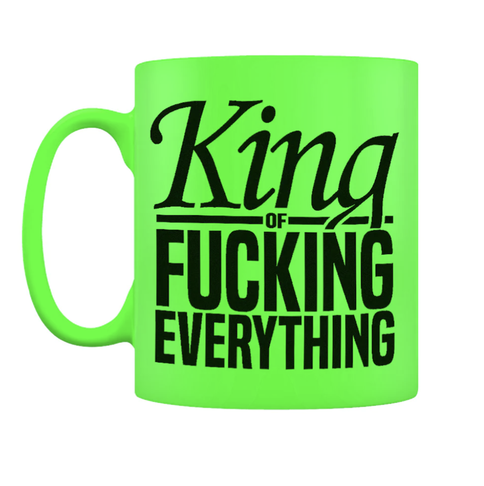 King of everything mug