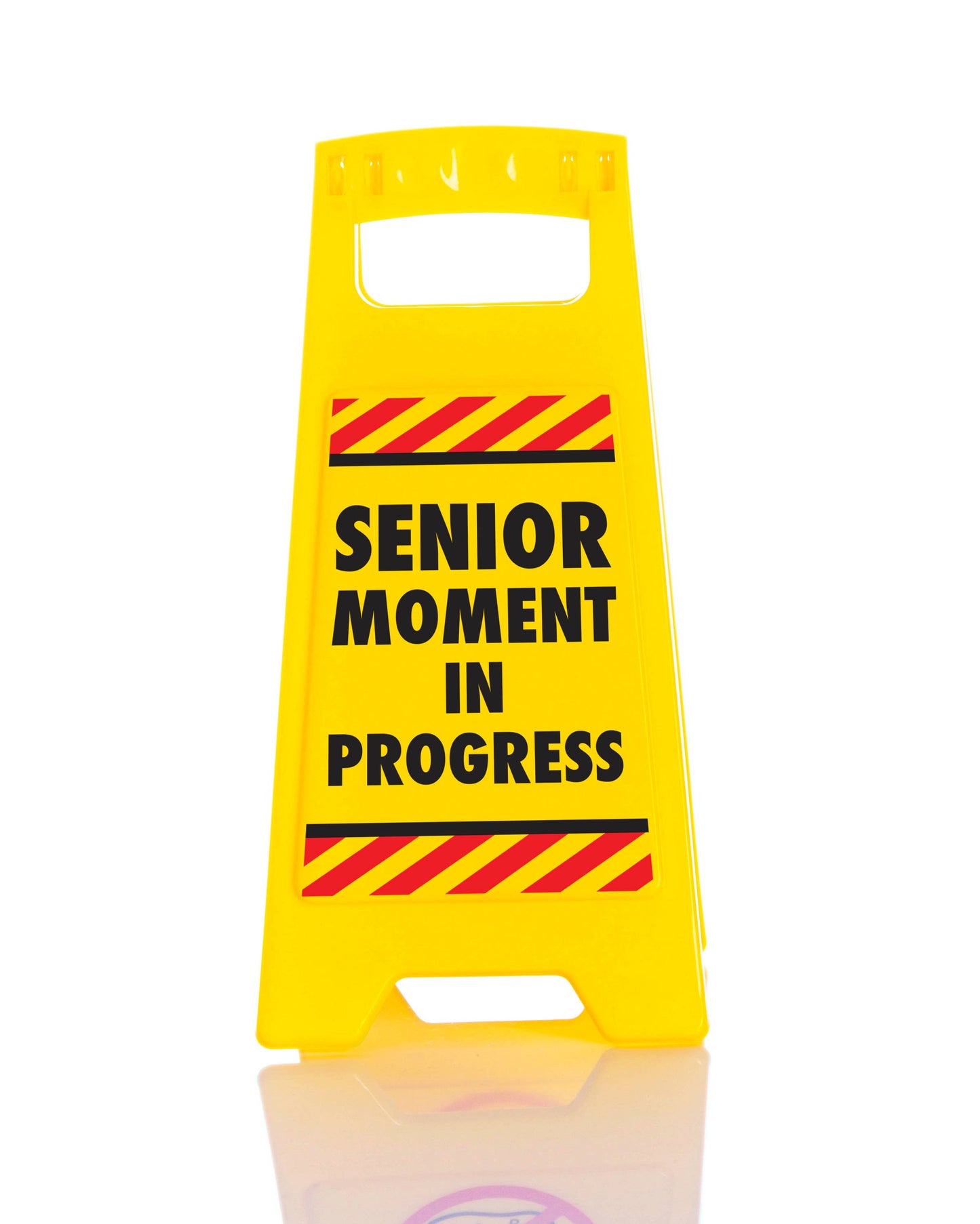 Senior Moment Desk Warning Sign - Joke/Novelty Gifts