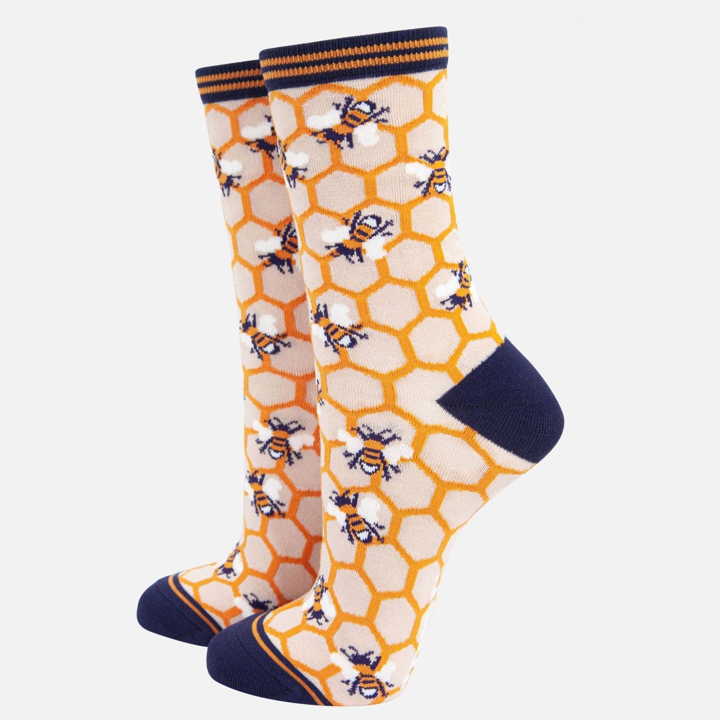 Women's Socks Gift Box- Pink, Bees