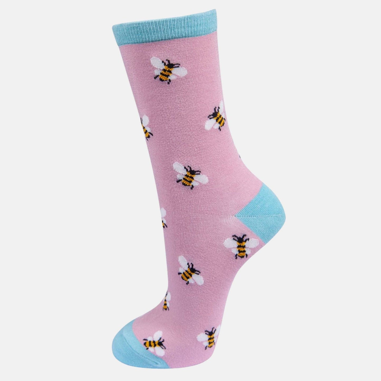 Women's Socks Gift Box- Pink, Bees