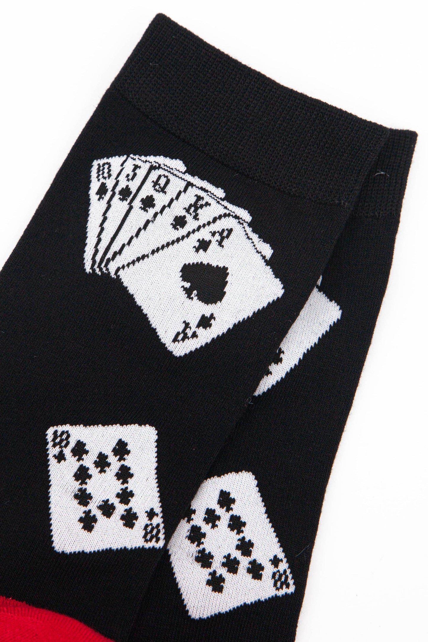 Men's Poker Playing Cards Bamboo Socks