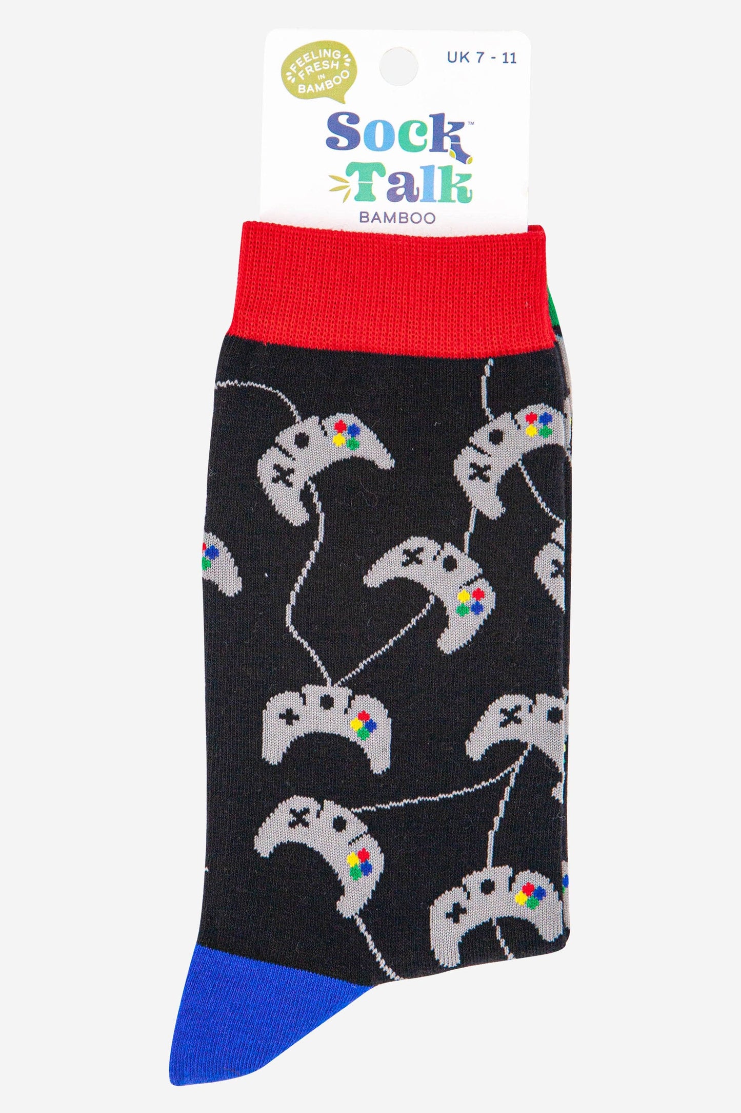 Men's Retro Games Console Print Bamboo Socks