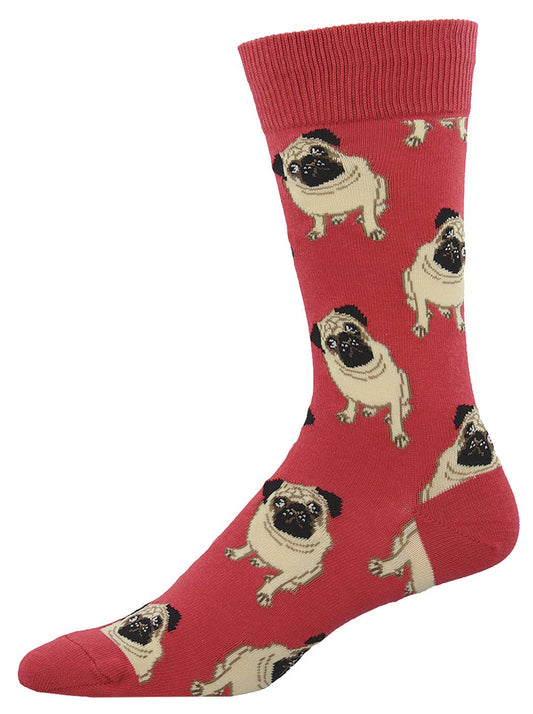 Socksmith Men's Pugs - Cotton Crew