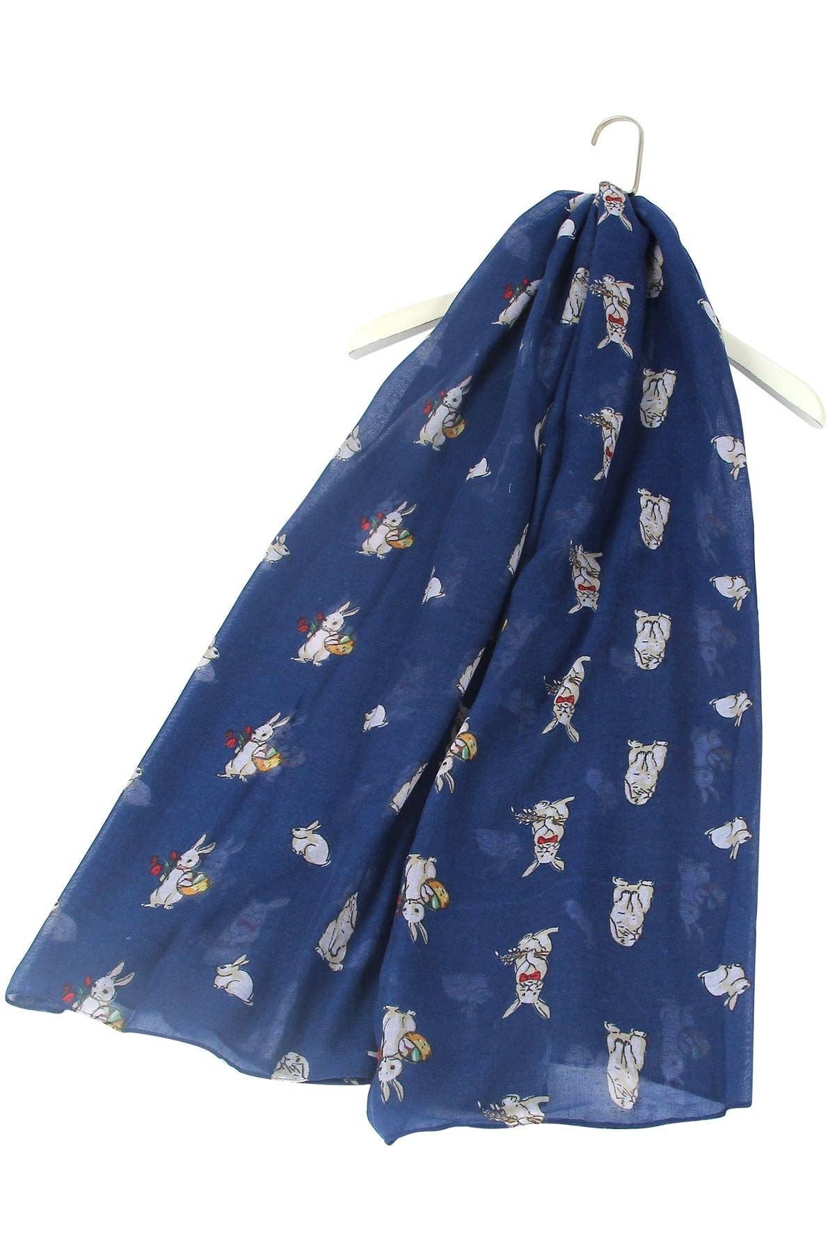 Countryside Bunny Rabbit Printed Scarf
